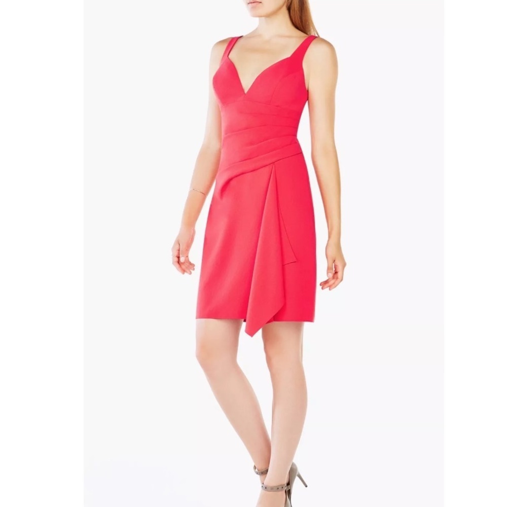 Bcbgmaxazria Yazmin Crepe Midi Cocktail Dress - image 6